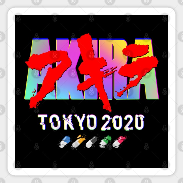 Akira Tokyo 2020 Magnet by teresacold